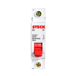 Disjuntor Steck Din.1P 10A C 3Ka