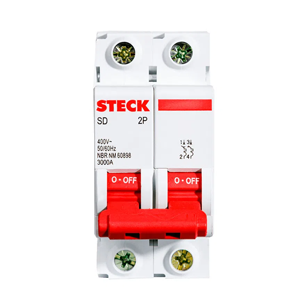 Disjuntor Steck Din.2P 32A C 3Ka