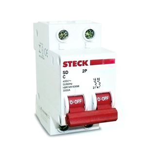 Disjuntor Steck Din.2P 70A C 4.5Ka