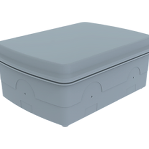 Caixa passagem Cinza 16X6,5X11 Ribeiro