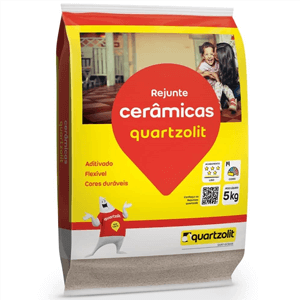 Rejunte Quartzolit 5kg Cinza Platina